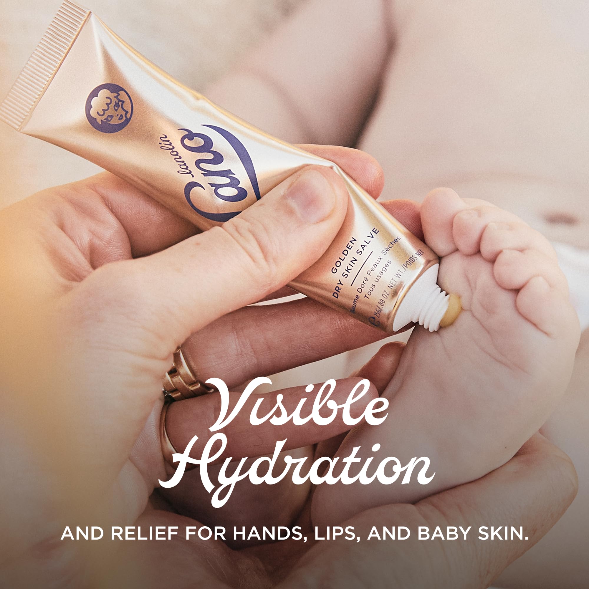 Lanolips Hydration All Over Bundle - 3-Piece Lanolin Balm Set for Dry, Cracked Lips and Skin - Includes 101 Ointment, Golden Dry Skin Salve & Everywhere Multi Cream for Daily Hydration - 3-Piece Set - Image 6