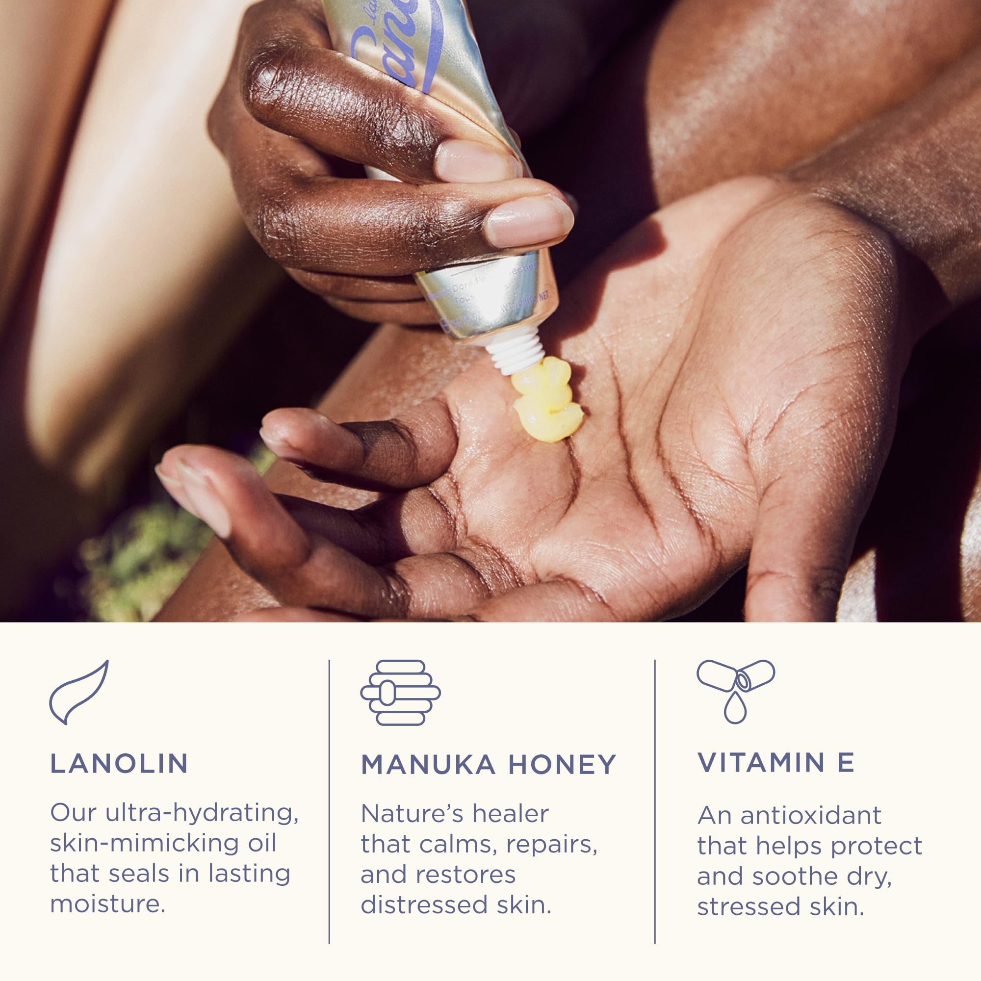 Lanolips Deep Moisture Rescue Duo – 101 Dry Skin Super Cream (2.02 oz) & Golden Dry Skin Salve (25 g), All-Over Hydration & Repair - Image 4