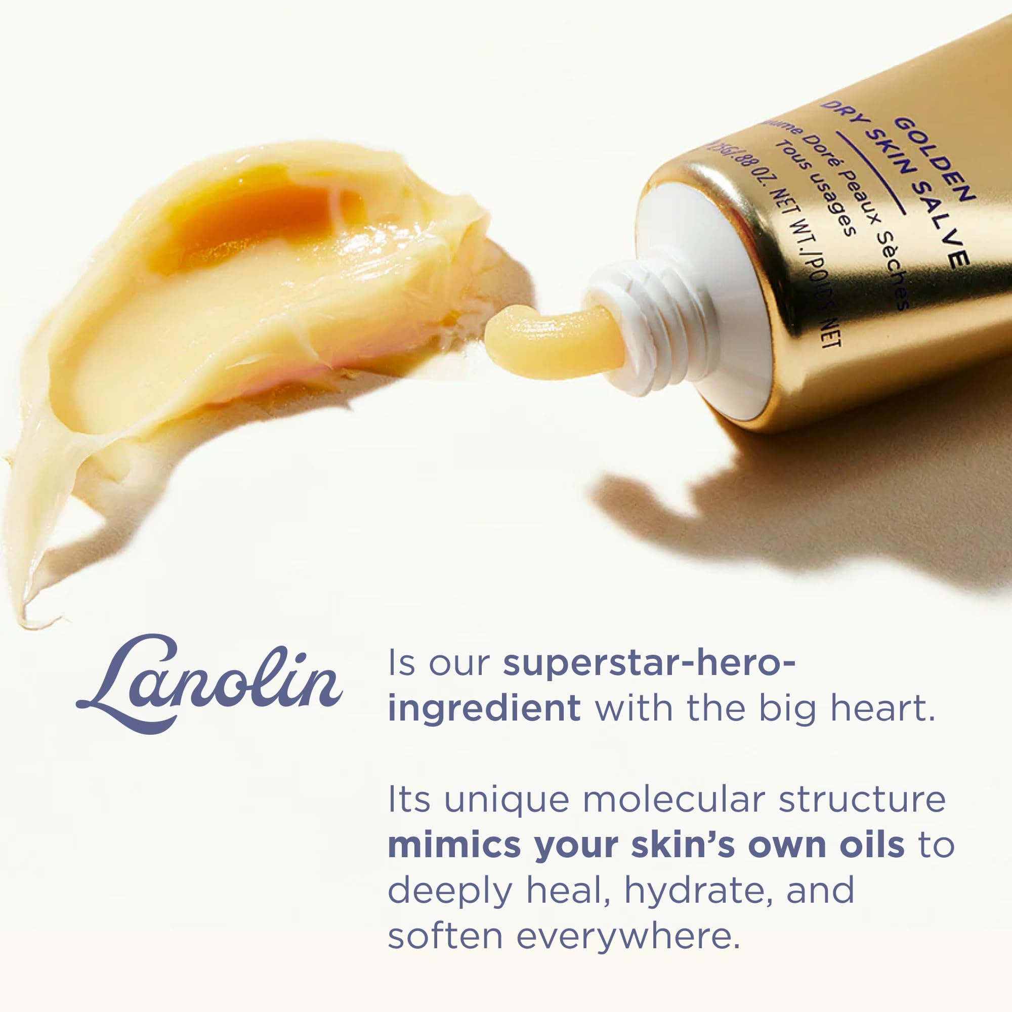 Lanolips Deep Moisture Rescue Duo – 101 Dry Skin Super Cream (2.02 oz) & Golden Dry Skin Salve (25 g), All-Over Hydration & Repair - Image 5